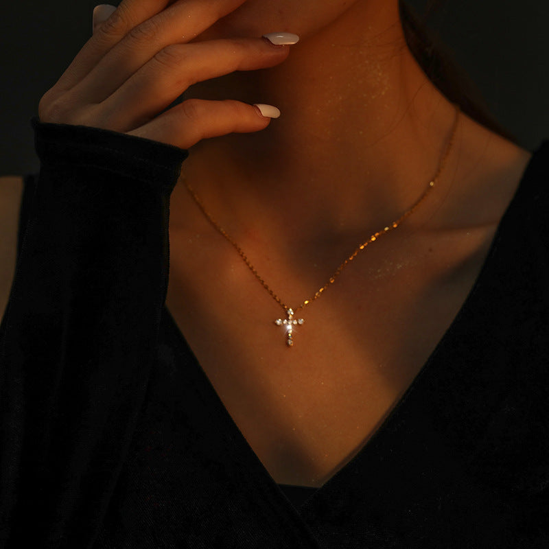 Wholesale Cross Stainless Steel Necklace